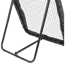 Baseballová házecí síť s černým rámem a sítí