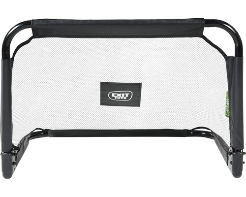 Fotbalová branka se sítí a logem Exit Toys