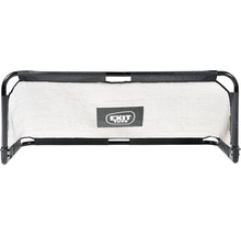 Fotbalová branka se sítí a logem Exit Toys