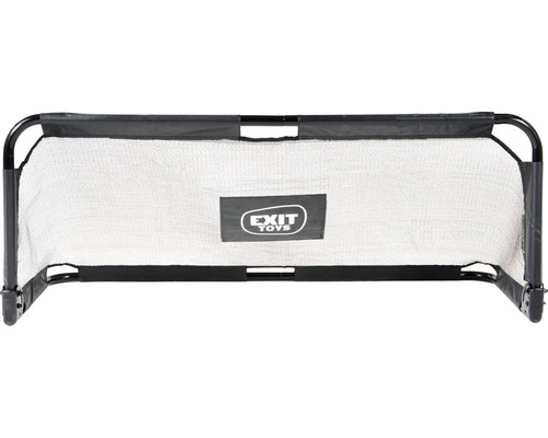 Fotbalová branka se sítí a logem Exit Toys