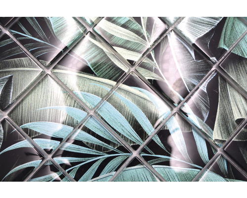 Mozaikové dlaždice s listovým motivem