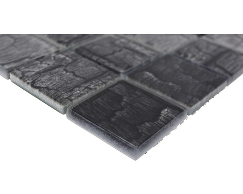 Skleněná mozaiková dlaždice ve čtvercovém tvaru