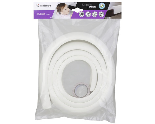 Ochranný profil hran v průhledném obalu, 35 x 2000 milimetrů