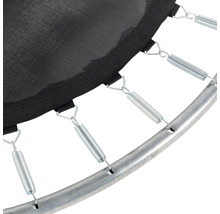 Detail trampolíny s pružinami a rámem