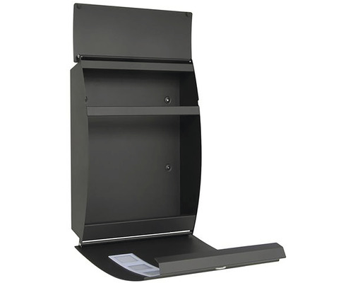 Otevřená nástěnná poštovní schránka