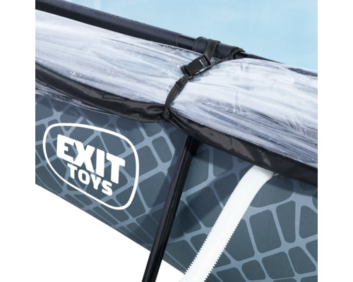 Detailní záběr položky EXIT Toys s čirým krytem a rámem