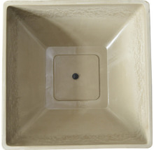 Květináč umělý kámen Lafiora 40 x 40 x 18 cm taupe