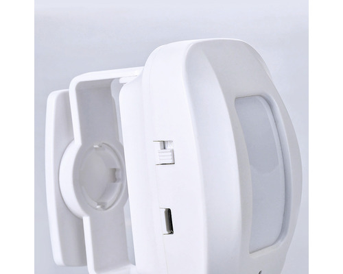 Bílý interiérový pohybový senzor