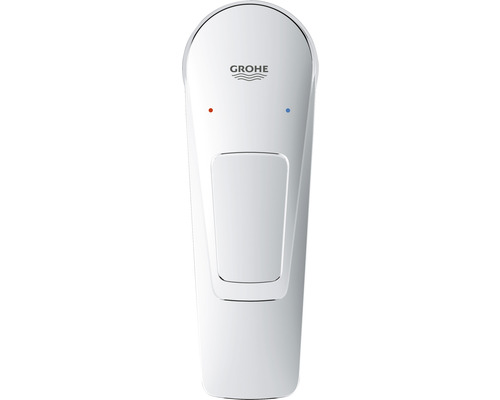 Logo Grohe na umyvadlové jednopákové baterii