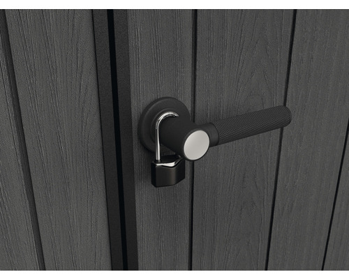 Dveře s klikou a zámkem pro bezpečné uložení