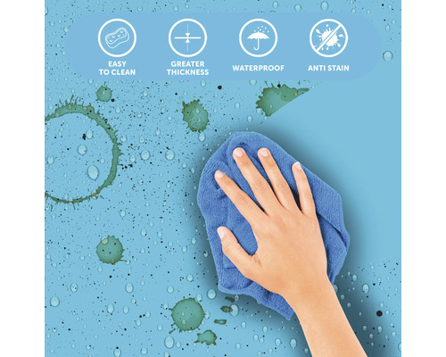 Čisticí hadřík odstraňuje skvrny na vodotěsném povrchu