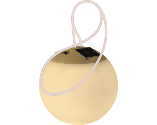 Solární lampa ve tvaru koule s držadlem