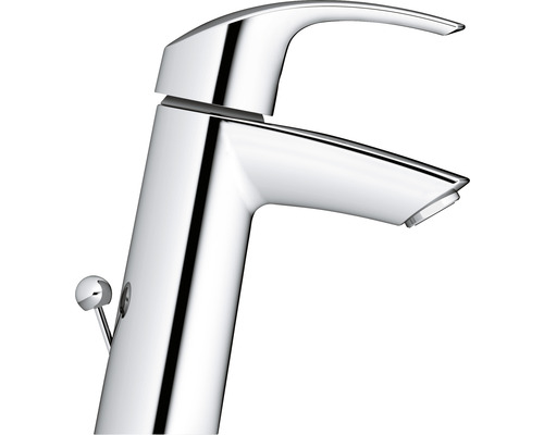 Lesklá umyvadlová baterie s odtokovou soupravou