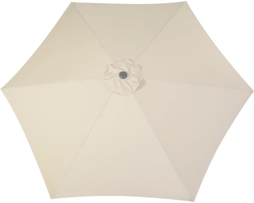 Pohled shora na šestihranný slunečník