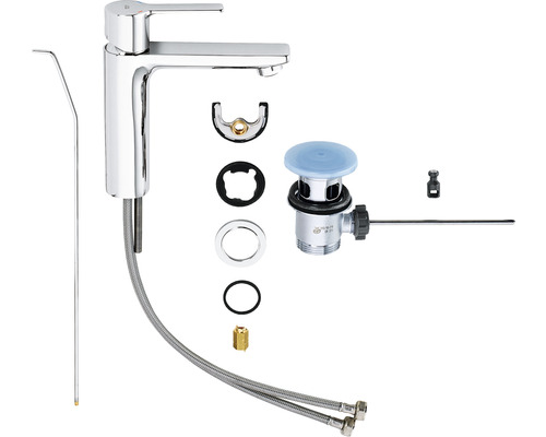 Umyvadlová baterie s příslušenstvím pro instalaci