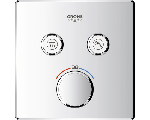 Logo Grohe Sprchový termostat s horní a ruční sprchou