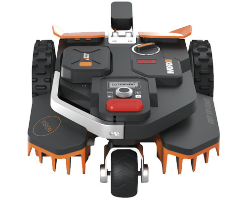 Robotická sekačka Worx pohled zepředu