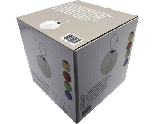 Balení solární LED koule s proměnlivými barvami