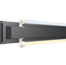 Akvarijní set se skříňkou Lido JUWEL 120 LED SBX šedá