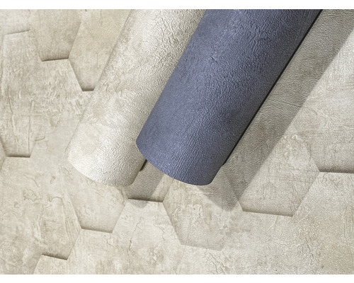 Dve role tapet s geometrickým vzorem