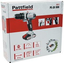 Balení akumulátorové vrtačky Pattfield