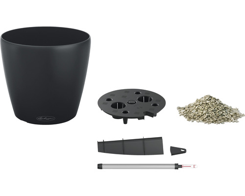 Květináč se zavlažovacím systémem a příslušenstvím