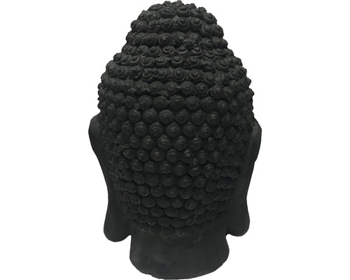 Pohled zezadu na bustu Buddhy jako dekorace