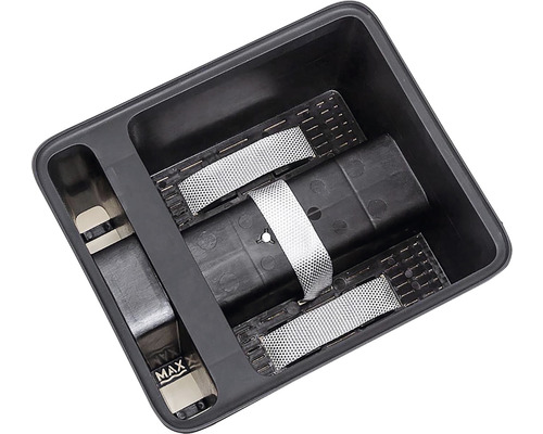 Úložný box s bateriemi a upevňovacími pásky