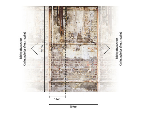 Rozměry cihlové zdi s trubkami