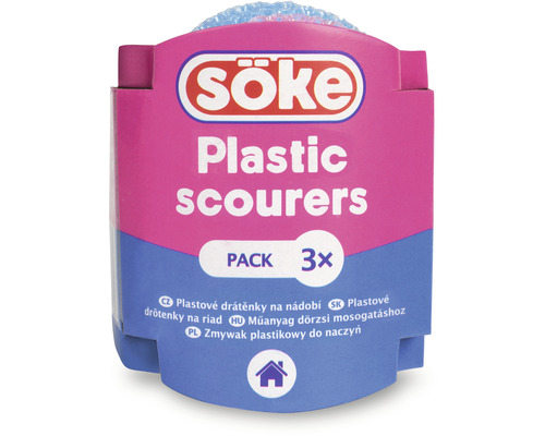 Söke Plastové drátěnky na nádobí, 3 kusy