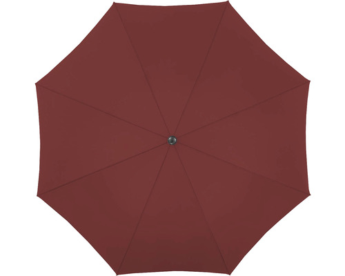 Pohled zespodu na otevřený slunečník