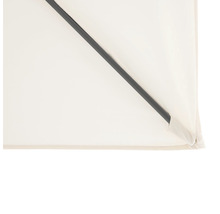 Detailní pohled na slunečník s rámem