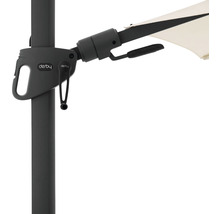 Logo Derby na mechanismu slunečníku