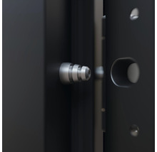 Vchodové dveře vedlejší Steel Standart 02 1000 x 2000 mm levé antracit-thumb-4