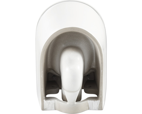 Hluboké splachovací WC z keramiky, vnitřní pohled