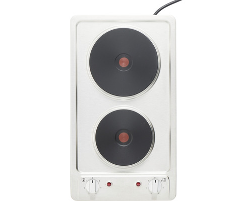 Dvojitá varná deska z kovu se dvěma varnými zónami