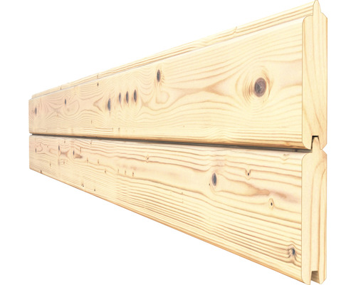 Dvě dřevěné palubky s perem a drážkou