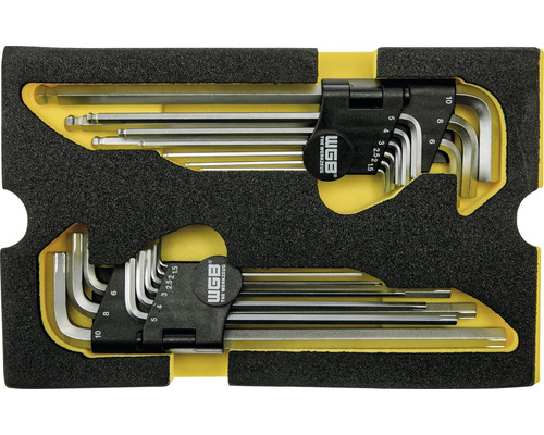 Sada imbusových klíčů v kufříku