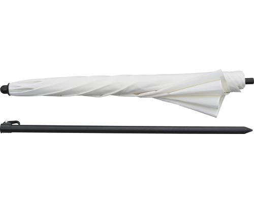 Zavřený slunečník s dvoudílnou tyčí