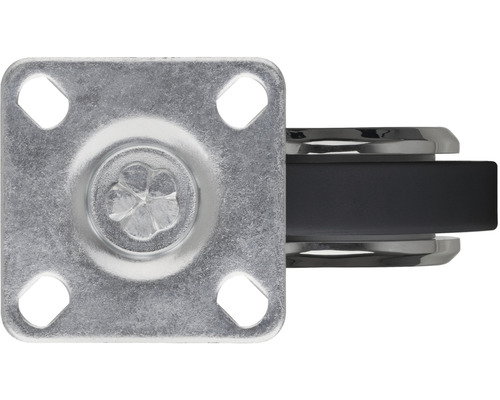 Kovová upevňovací deska kolečka se čtyřmi otvory