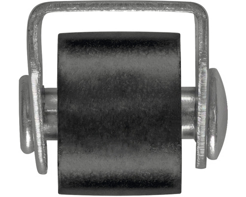 Vedení dveřního válečku z kovu s plastovým válečkem