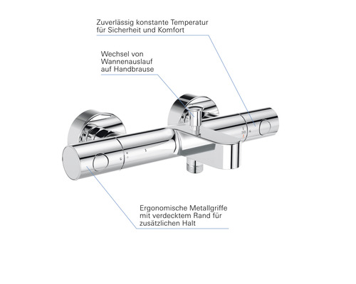 Kovová sprchová baterie do sprchy
