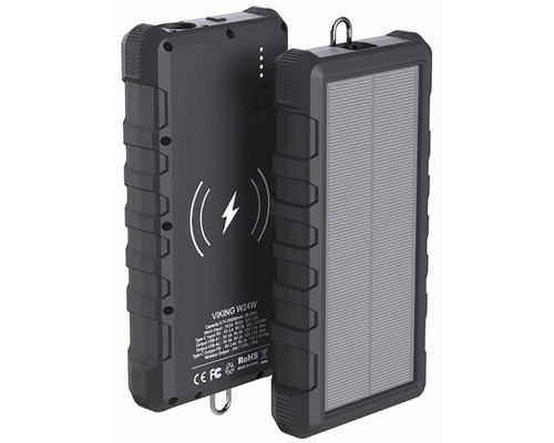 Solární nabíječka s funkcí bezdrátového nabíjení