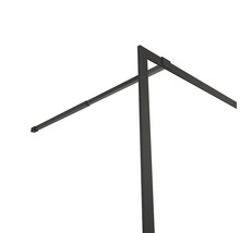 Walk In Aurlane 120 cm barva rámu černá dekor skla čiré sklo FAC216