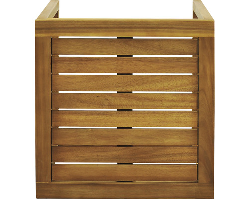 Dřevěný truhlík s lamelovou strukturou