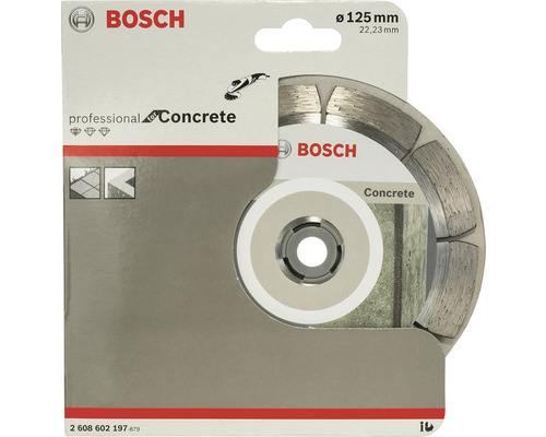 Diamantový kotouč Bosch průměr 125 milimetrů na beton