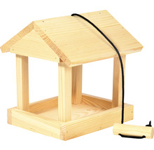 Dřevěný ptačí budka se závěsným lanem