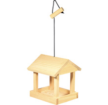 Dřevěné krmítko pro ptáky k zavěšení