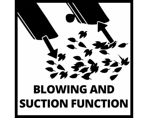 Symbol funkce foukání a sání