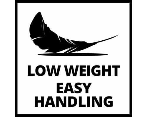 Symbol nízké hmotnosti a snadné manipulace